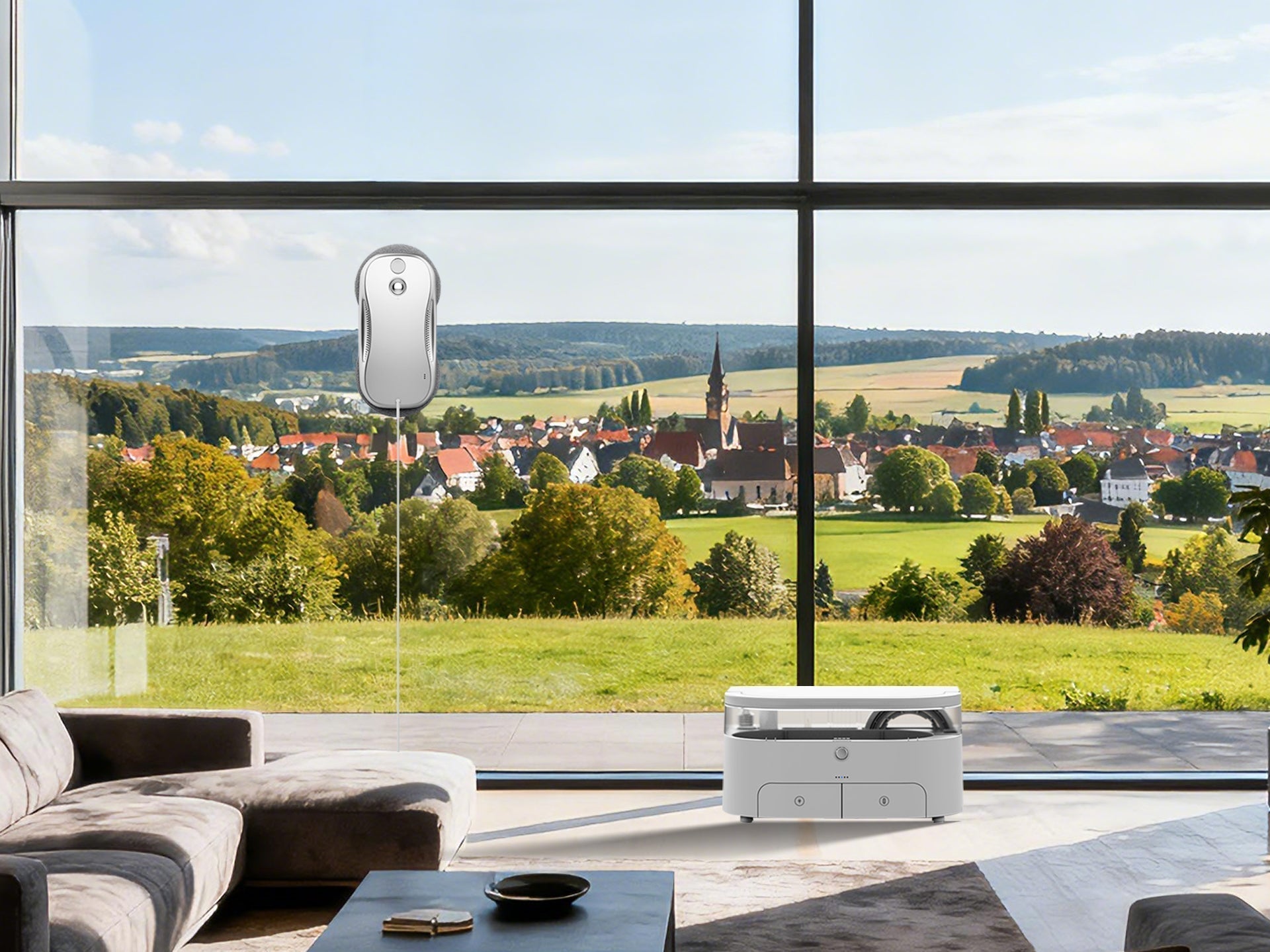 Fensterputzroboter Test Vergleich 2026 - JSDROBOT Fensterreinigungsroboter im Einsatz